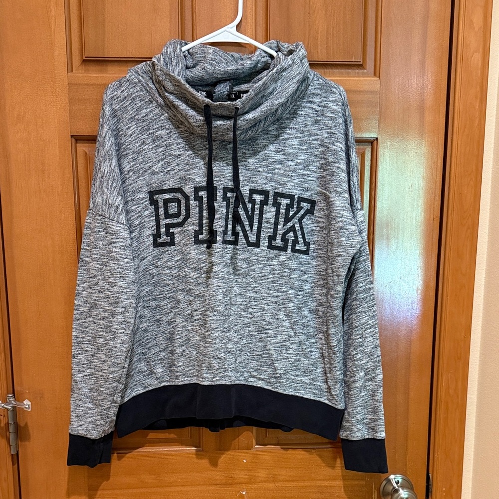 PINK Victoria's Secret Heathered Gray Sweatshirt